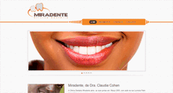 Desktop Screenshot of clinicamiradente.com